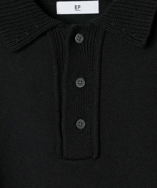 BAYFLOW(ベイフロー)の「【EF(エフ)】ニットポロシャツ(MEN)(ポロシャツ・メンズ・ブラック/クリアグリーン・LARGE/MEDIUM)」の12枚目の写真