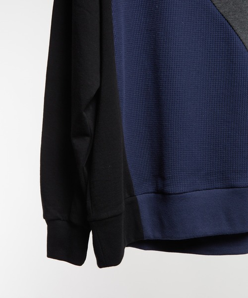 GOMME HOMME(ゴムオム)の「ウェーブT(Tシャツ/カットソー・メンズ・チャコールグレー/ブラック・MEDIUM)」の7枚目の写真