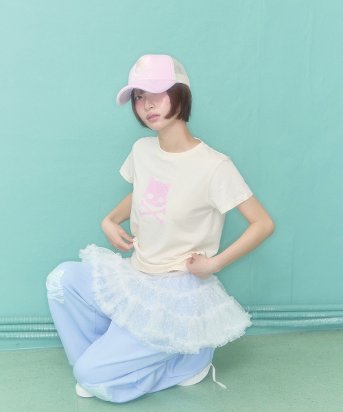SHAKIRI(シャキリ)の「キリスカルパッチTシャツ(クリーム)(Tシャツ/カットソー・レディース・その他・FREE)」の2枚目の写真