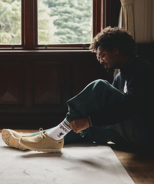 417 EDIFICE(フォーワンセブンエディフィス)の「【Liverpool FC / リバプール FC】SOX A(ソックス/靴下・メンズ・ブラック/ホワイト・FREE)」の3枚目の写真