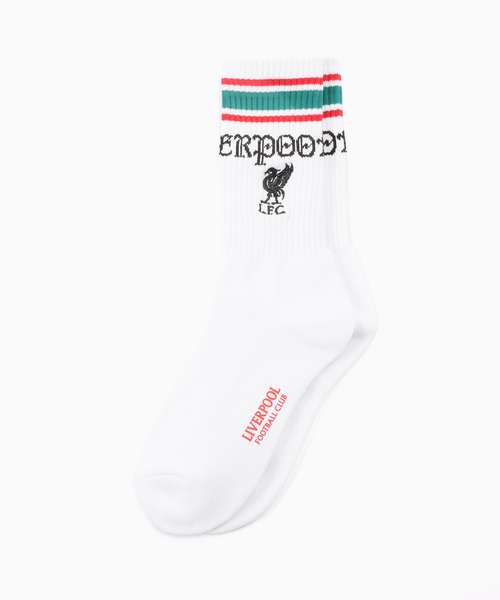 417 EDIFICE(フォーワンセブンエディフィス)の「【Liverpool FC / リバプール FC】SOX A(ソックス/靴下・メンズ・ブラック/ホワイト・FREE)」の6枚目の写真