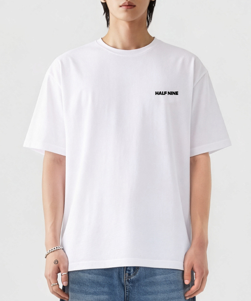 HALFNINE(ハーフナイン)の「ハーフスティックストリートグラフィック半袖Tシャツ I05BRD_HBX11333(Tシャツ/カットソー・メンズ・ホワイト/ブラック・SMALL/MEDIUM/LARGE/X-LARGE)」の10枚目の写真