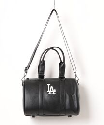 MLB（メジャーリーグベースボール）の「MLB シボ生地ミニボストン1【ヤンキース/ドジャース】（ボストンバッグ）」