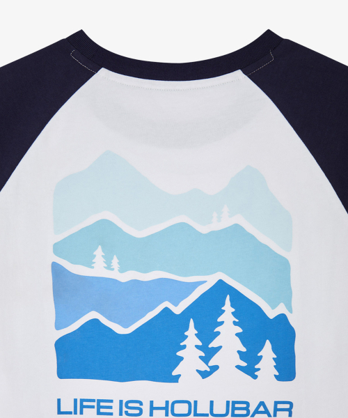 HOLUBAR(ホルバー)の「Raglan Graphic T Shirt Navy(Tシャツ/カットソー・メンズ・その他・SMALL/MEDIUM/LARGE/X-LARGE)」の4枚目の写真