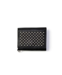CALEE（キャリー）の「ROUND STUDS LEATHER MULTI WALLET（財布）」