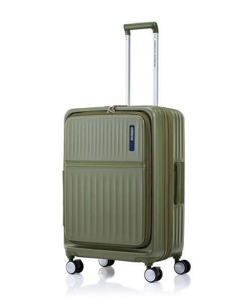 AMERICAN TOURISTER(アメリカンツーリスター)の「アメリカンツーリスター TRANTO スピナー68/25 エキスパンダー TSA BO カーキ(スーツケース/キャリーバッグ・メンズ・カーキ・M)」の1枚目の写真