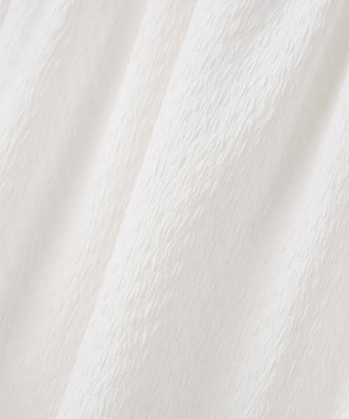 MILLO WOMEN（ミロウーマン）の「テクスチャーパフブラウス[ホワイト]（シャツ/ブラウス・レディース・その他・SMALL/MEDIUM）」の7枚目の写真