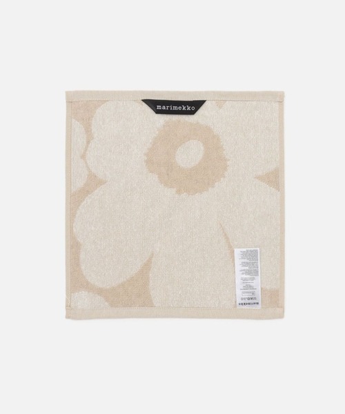 marimekko(マリメッコ)の「Unikko Mini / Towel 30X30cm(ハンカチ/ハンドタオル・レディース・ベージュ・FREE)」の2枚目の写真