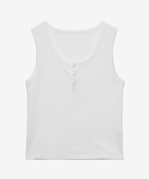 MIND BRIDGE WOMEN（マインドブリッジウーマン）の「[W]ワッフルヘンリーネックストライプトップ - 2カラー（Tシャツ/カットソー・レディース・ブラック/ホワイト・55/66）」の4枚目の写真