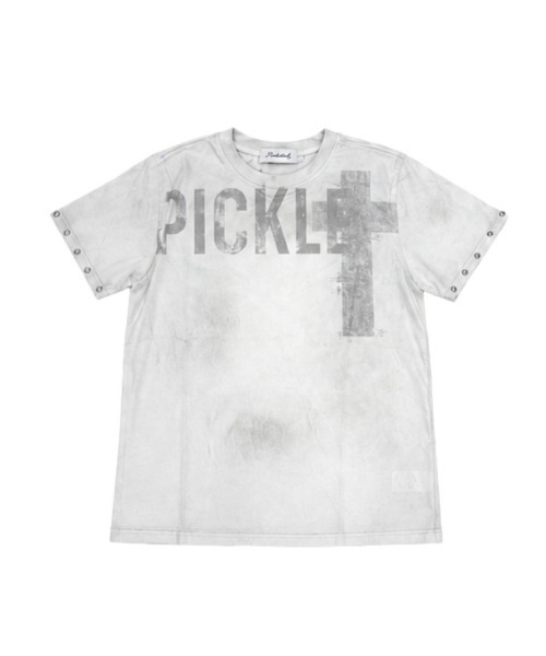 Never mind the XU（ネバーマインドザエックスユー）の「【Never mind the XU】dark angel wash tee / 【ネバーマインド ザ エックスユー】ダークエンジェルウォッシュ半袖Tシャツ（Tシャツ/カットソー・メンズ・ブラック/ホワイト・L）」の12枚目の写真