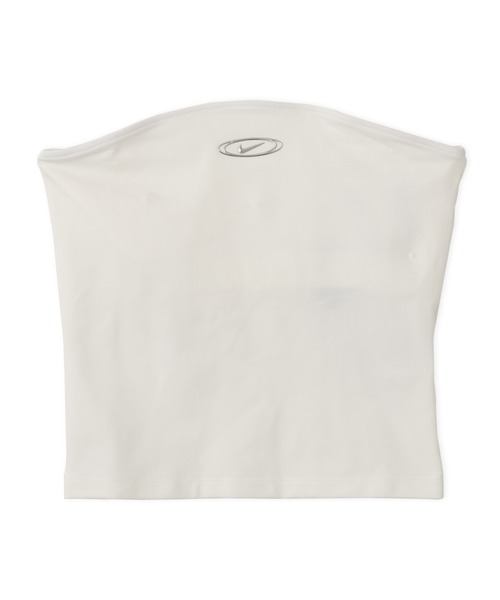 NIKE(ナイキ)の「NIKE AS W NK STREET GFX TUBE TOP / ナイキ ウィメンズ ストリート GFX チューブ トップ 【SP】(タンクトップ・レディース・ホワイト/ブラック・S/L/M)」の2枚目の写真