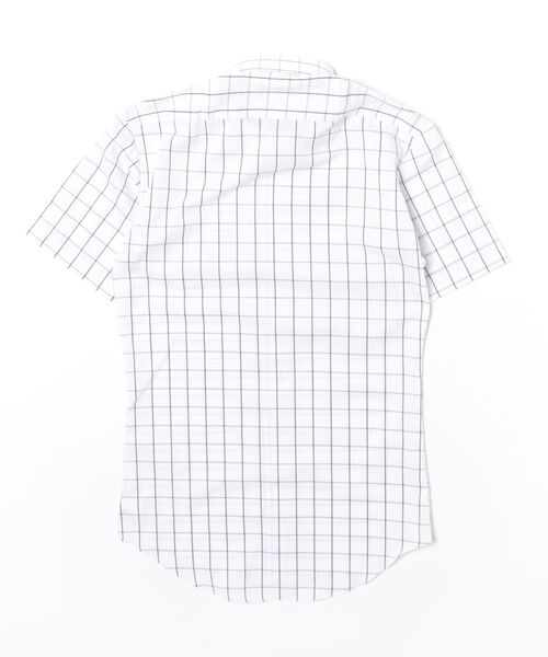 TOKYO SHIRTS（トウキョウシャツ）の「【吸水速乾】 形態安定ノンアイロン ボタンダウン 半袖ビジネスワイシャツ（ビジネスシャツ・メンズ・ブルー・首回り42cm/首回り43cm/首回り41cm/首回り39cm/首回り37cm）」の7枚目の写真