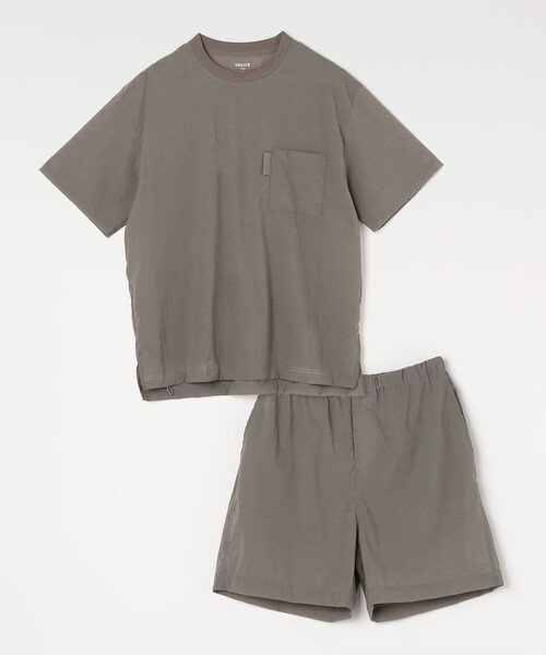 SHIPS any(シップス エニィ)の「SHIPS any:〈接触冷感/UVカット〉VEILICE リラックス クルーネック ポケット Tシャツ(セットアップ対応)◇(Tシャツ/カットソー・メンズ・チャコールグレー/オリーブ/ライトグレー・MEDIUM/X-LARGE/LARGE)」の6枚目の写真