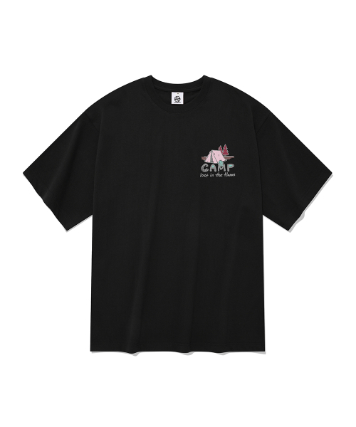 RADINEO（ラディネオ）の「キャンプ半袖Tシャツブラック（Tシャツ/カットソー・メンズ・その他・X-LARGE/LARGE/MEDIUM/SMALL）」の2枚目の写真