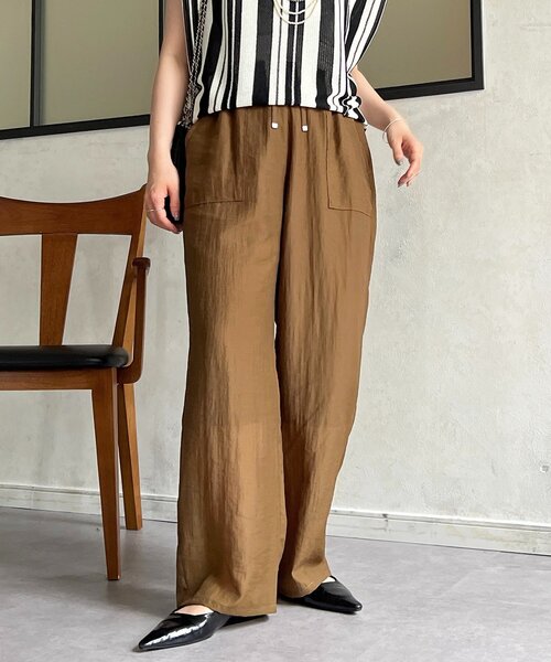 un dix cors（アンディコール）の「シアーパンツ（その他パンツ・レディース・ブラック/グレー/モカ・FREE）」の6枚目の写真