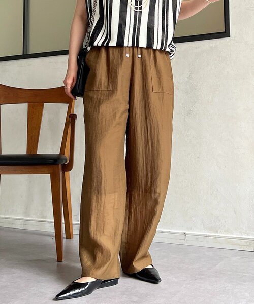 un dix cors（アンディコール）の「シアーパンツ（その他パンツ・レディース・ブラック/グレー/モカ・FREE）」の12枚目の写真