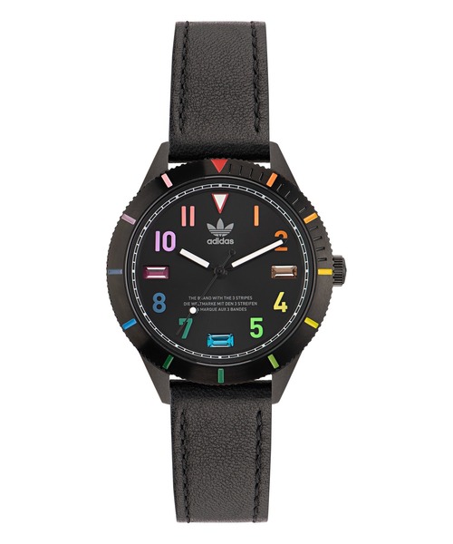 adidas(アディダス)の「adidas originals/アディダスオリジナルス EDITION THREE ICON SMALL 腕時計 ADS-AOFH22573 ユニセックス(アナログ腕時計・レディース・ブラック・FREE)」の1枚目の写真