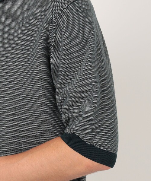 JOHN SMEDLEY(ジョンスメドレー)の「【別注】JOHN SMEDLEY 30Gハニカム編み ニットポロ ISIS(ニット/セーター・メンズ・ブラウン系その他/グリーン系その他/ブルー系その他・M/S/L)」の10枚目の写真