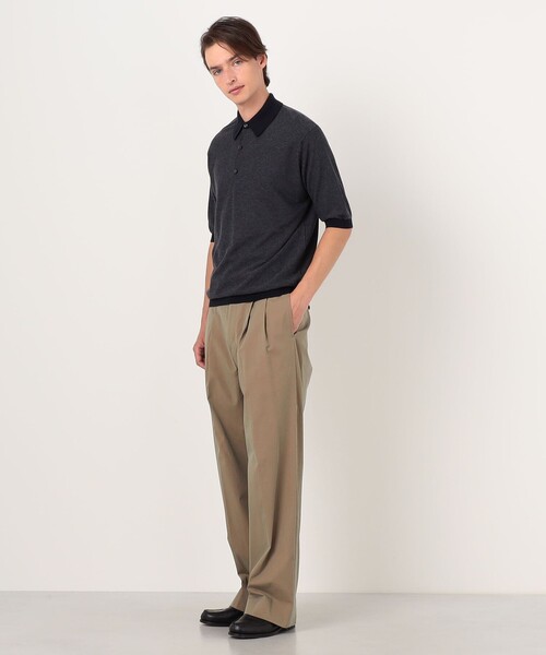 JOHN SMEDLEY(ジョンスメドレー)の「【別注】JOHN SMEDLEY 30Gハニカム編み ニットポロ ISIS(ニット/セーター・メンズ・ブラウン系その他/グリーン系その他/ブルー系その他・M/S/L)」の17枚目の写真