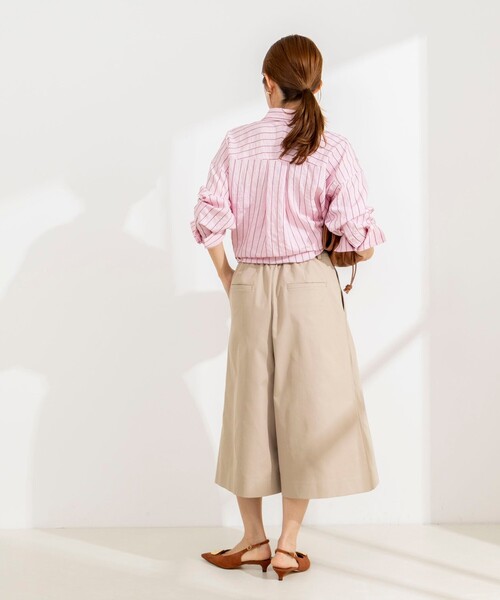 NOLLEY’S(ノーリーズ)の「ウォッシャブルストライプオーバーシャツ(シャツ/ブラウス・レディース・ピンク系その他3/ブルー系その他3・38)」の8枚目の写真