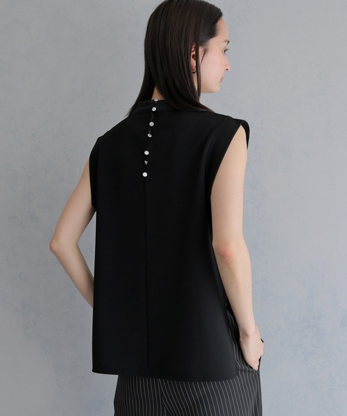 &g'aime(アンジェム)の「【&g'aime 】バックデザイントップス Back Design Top(Tシャツ/カットソー・レディース・ブラック/ホワイト・FREE)」の20枚目の写真