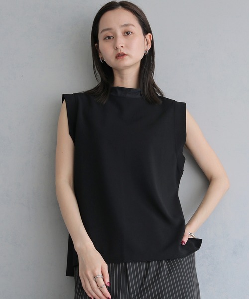 &g'aime(アンジェム)の「【&g'aime 】バックデザイントップス Back Design Top(Tシャツ/カットソー・レディース・ブラック/ホワイト・FREE)」の14枚目の写真