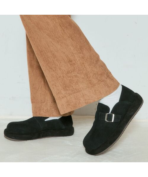 APIED MARCHE(アピエド マルシェ)の「Douce 牛革ローファー 3.8cm -PM3003 (2カラー)(ローファー・レディース・ブラック/カーキ・23.5cm/24cm/24.5cm/25cm/23cm)」の1枚目の写真