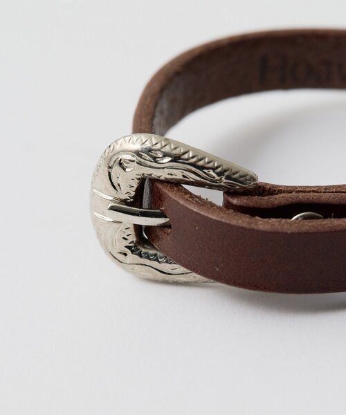 Whim Gazette(ウィムガゼット)の「【Hoaw.】レザーモチーフブレスレット(ブレスレット・レディース・ダークブラウン/ブラック・FREE)」の11枚目の写真