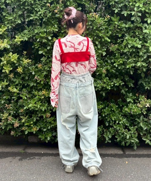 Candy Stripper(キャンディストリッパー)の「PANTIE LIKE SAGGING DENIM パンツ(デニムパンツ・レディース・ライトインディゴブルー/ブルー系その他・FREE)」の8枚目の写真