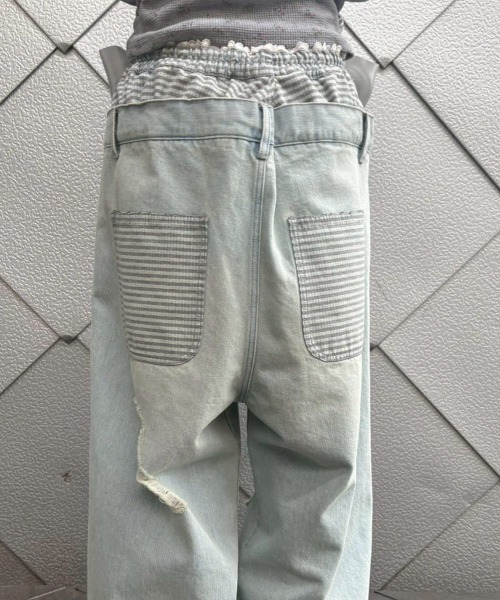 Candy Stripper(キャンディストリッパー)の「PANTIE LIKE SAGGING DENIM パンツ(デニムパンツ・レディース・ライトインディゴブルー/ブルー系その他・FREE)」の21枚目の写真