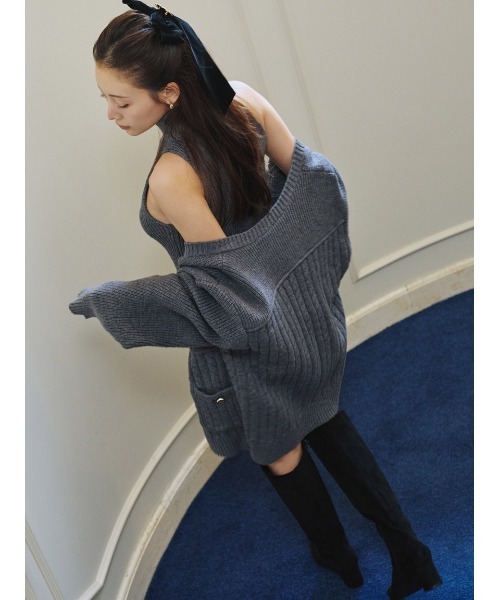 SNIDEL(スナイデル)の「エンブレムリボンバレッタ(その他ヘアアクセサリー・レディース・ブラック/ダークブラウン・F)」の3枚目の写真