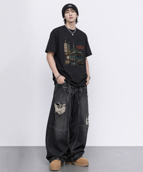 ARTISTWEAR（アーティストウェア）の「[ATW] 1994 半袖Tシャツ - 2カラー（Tシャツ/カットソー・レディース・ホワイト/ブラック・SMALL/MEDIUM/LARGE/X-LARGE/XX-LARGE/XXXX-LARGE）」の6枚目の写真