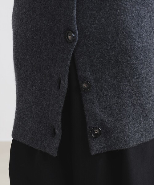 Demi-Luxe BEAMS(デミルクス ビームス)の「ウール Vネック ニットブルゾン(ブルゾン・レディース・ブラウン系その他4/チャコールグレー・ONE SIZE)」の10枚目の写真