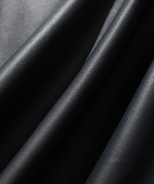 ADAM ET ROPE'（アダムエロペ）の「レザートラックジャケット / ADAM ET ROPE' JEANS（ブルゾン・メンズ・ネイビー・M/L）」の17枚目の写真