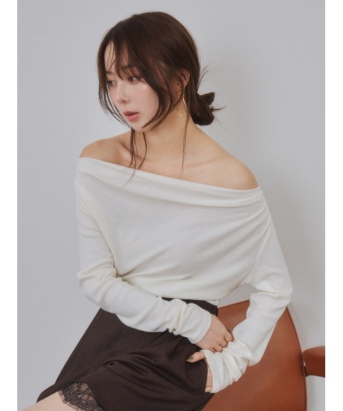 FRAY I.D｜フレイ アイディーのTシャツ/カットソー（オフショルダー