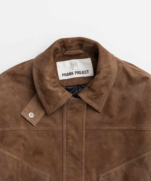PRANK PROJECT(プランクプロジェクト)の「【2026Autumn Pre-Order】タックポケットハイネックスエードブルゾン / Tuck Pocket High-Neck Suede Blouson(ブルゾン・レディース・ブラウン・FREE)」の15枚目の写真