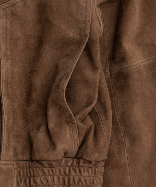 PRANK PROJECT(プランクプロジェクト)の「【2026Autumn Pre-Order】タックポケットハイネックスエードブルゾン / Tuck Pocket High-Neck Suede Blouson(ブルゾン・レディース・ブラウン・FREE)」の19枚目の写真