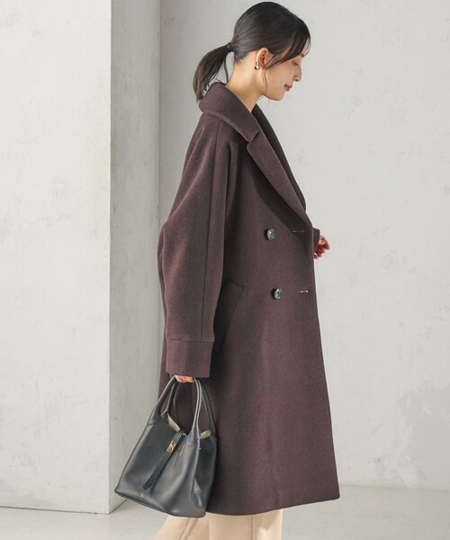 TICCA（ティッカ）の「【一部SHIPS別注】TICCA: テントコート 26AW（ピーコート・レディース・ネイビー/ブラウン/グレー・ONE SIZE）」の2枚目の写真
