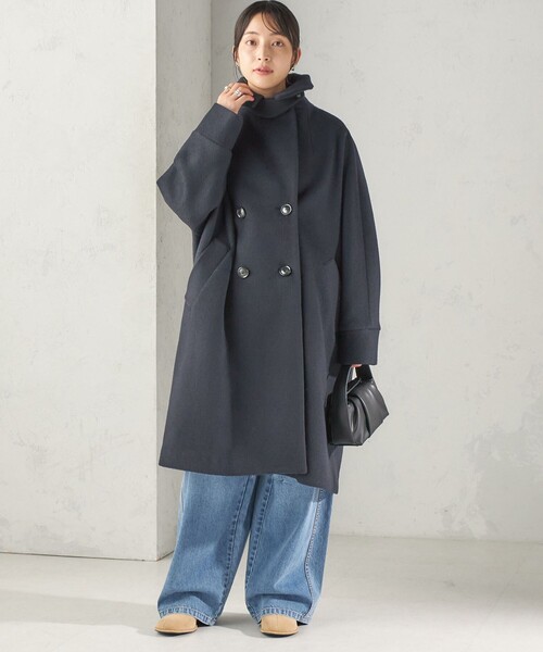 TICCA（ティッカ）の「【一部SHIPS別注】TICCA: テントコート 26AW（ピーコート・レディース・ネイビー/ブラウン/グレー・ONE SIZE）」の7枚目の写真