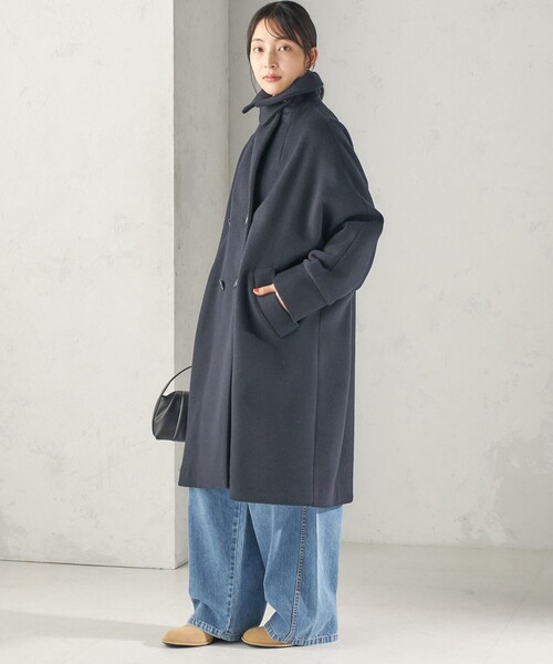 TICCA（ティッカ）の「【一部SHIPS別注】TICCA: テントコート 26AW（ピーコート・レディース・ネイビー/ブラウン/グレー・ONE SIZE）」の8枚目の写真