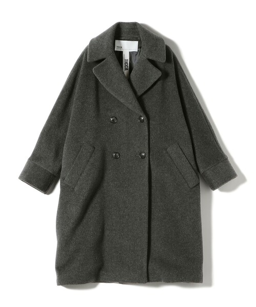 TICCA（ティッカ）の「【一部SHIPS別注】TICCA: テントコート 26AW（ピーコート・レディース・ネイビー/ブラウン/グレー・ONE SIZE）」の9枚目の写真