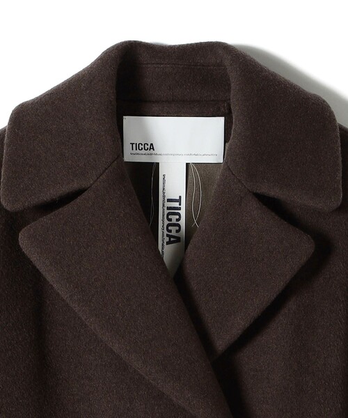 TICCA（ティッカ）の「【一部SHIPS別注】TICCA: テントコート 26AW（ピーコート・レディース・ネイビー/ブラウン/グレー・ONE SIZE）」の15枚目の写真