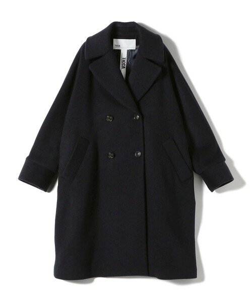 TICCA（ティッカ）の「【一部SHIPS別注】TICCA: テントコート 26AW（ピーコート・レディース・ネイビー/ブラウン/グレー・ONE SIZE）」の21枚目の写真