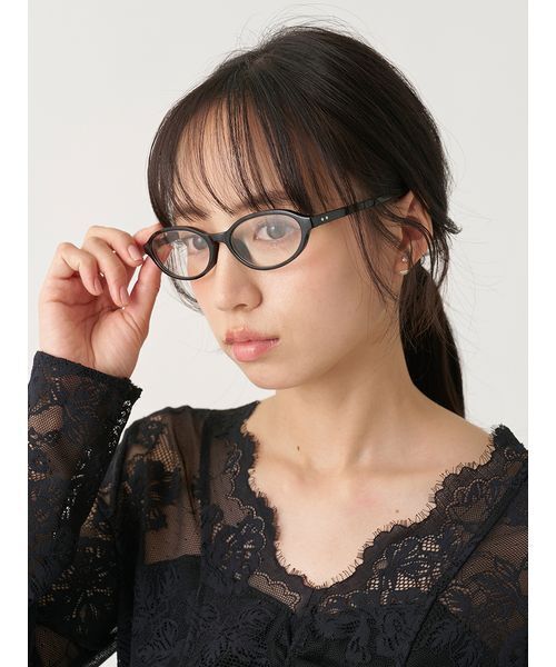 SNIDEL(スナイデル)の「オーバルフレームサングラス(サングラス・レディース・ピンク/ダークブラウン/ブラック・F)」の15枚目の写真