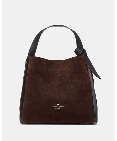 kate spade new york(ケイトスペード ニューヨーク)の「ノット スエード コンバーチブル キャリーオール(ショルダーバッグ・レディース・ブラウン・ONESIZE)」の6枚目の写真