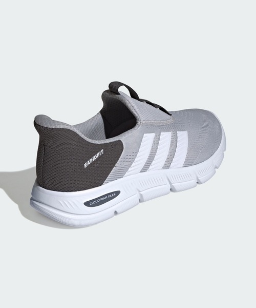 adidas（アディダス）の「CLOUDFOAM フレックス ラウンジ ラピッドフィット / CLOUDFOAM FLEX LOUNGE RAPIDFIT / アディダス adidas（スニーカー・メンズ・グレー・24.5cm/25.0cm/25.5cm/26.0cm/26.5cm/27.0cm/27.5cm/28.0cm/28.5cm/29.0cm）」の3枚目の写真