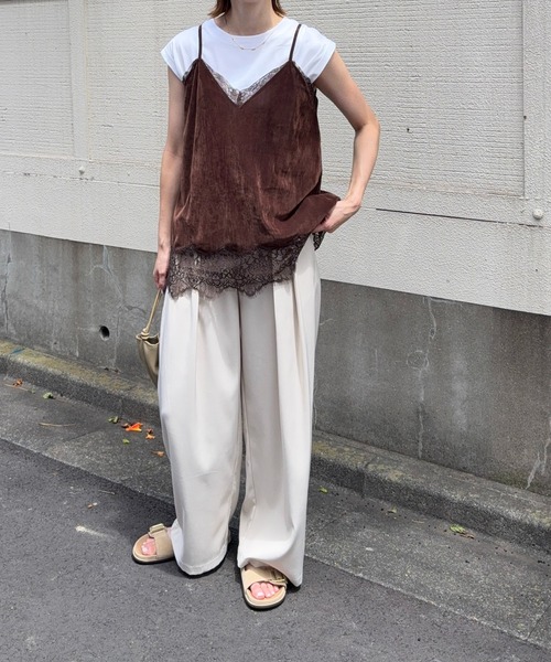 model：H166　着用サイズ：F