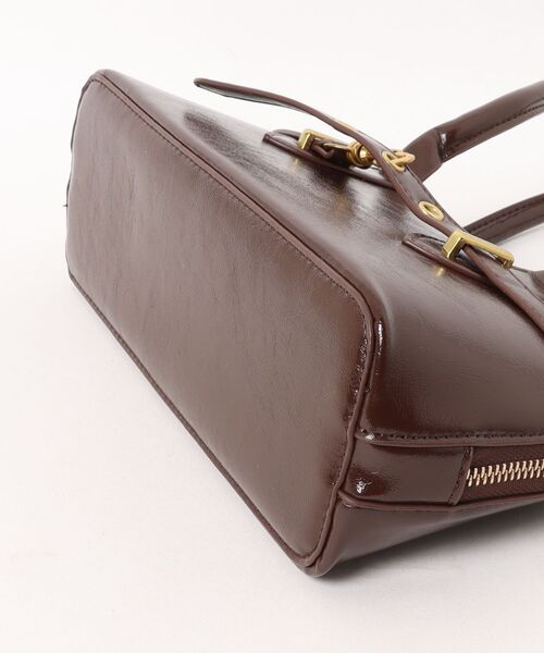 Burner(バーナー)の「【Leathen Leather(レーセンレザー)】ショルダーバッグ lea-bag-7-30【RBTS】(ショルダーバッグ・レディース・ブラウン/ブラック・FREE)」の4枚目の写真