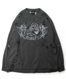 GALFY | 【GALFY/ガルフィー】大ダメージロンTee(Tシャツ/カットソー)