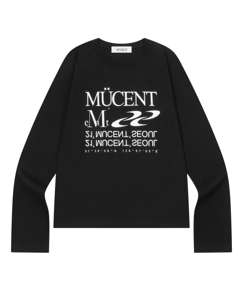 MUCENT(ムセント)の「エッセンシャルレタリングロングスリーブTシャツ(2カラー)(Tシャツ/カットソー・レディース・ブラック・FREE)」の7枚目の写真